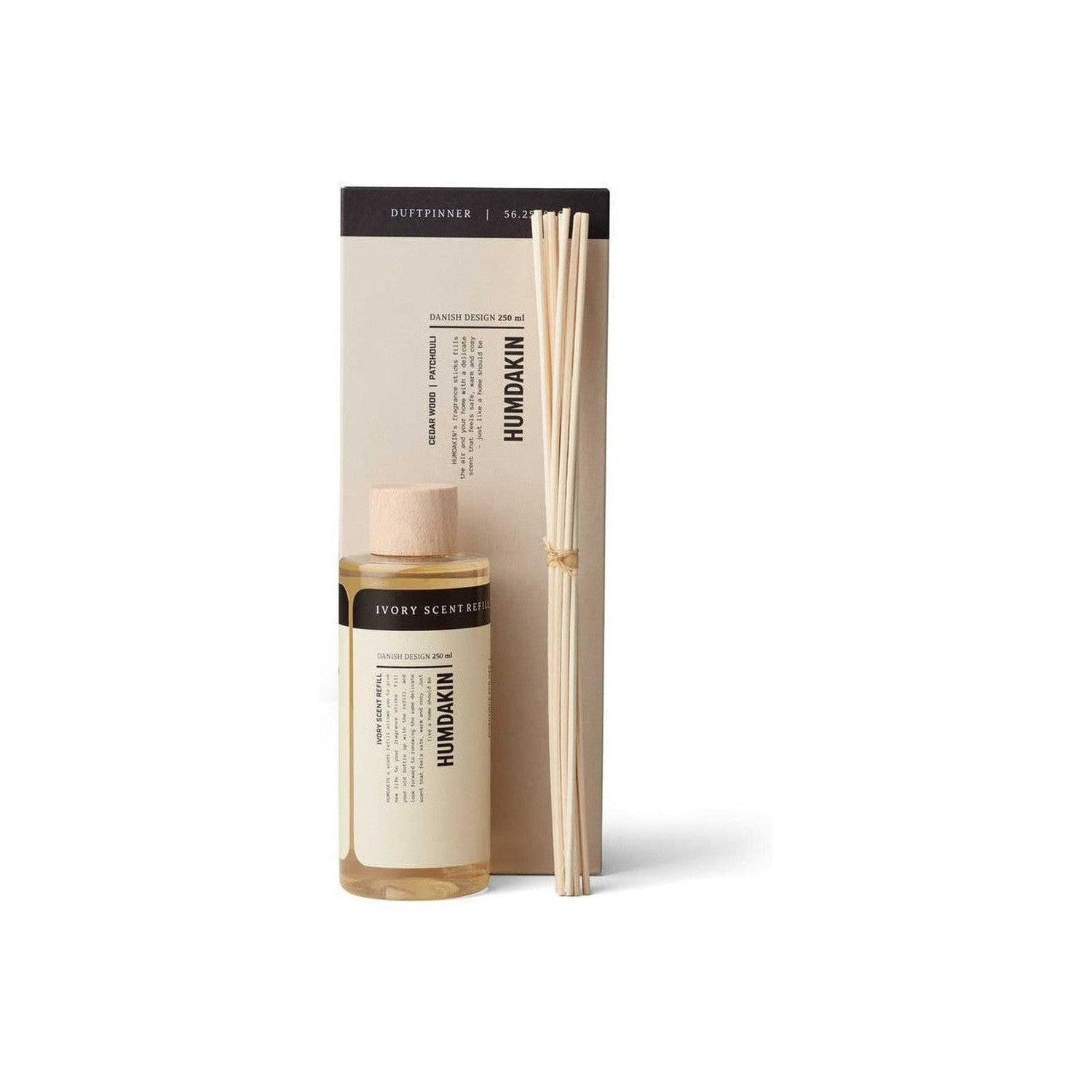 [product_category]-Humdakin Fragrance Diffuse Refill Set Ivory Sticks And Oil, 250ml-Humdakin-5713391003547-187-HUM-1
