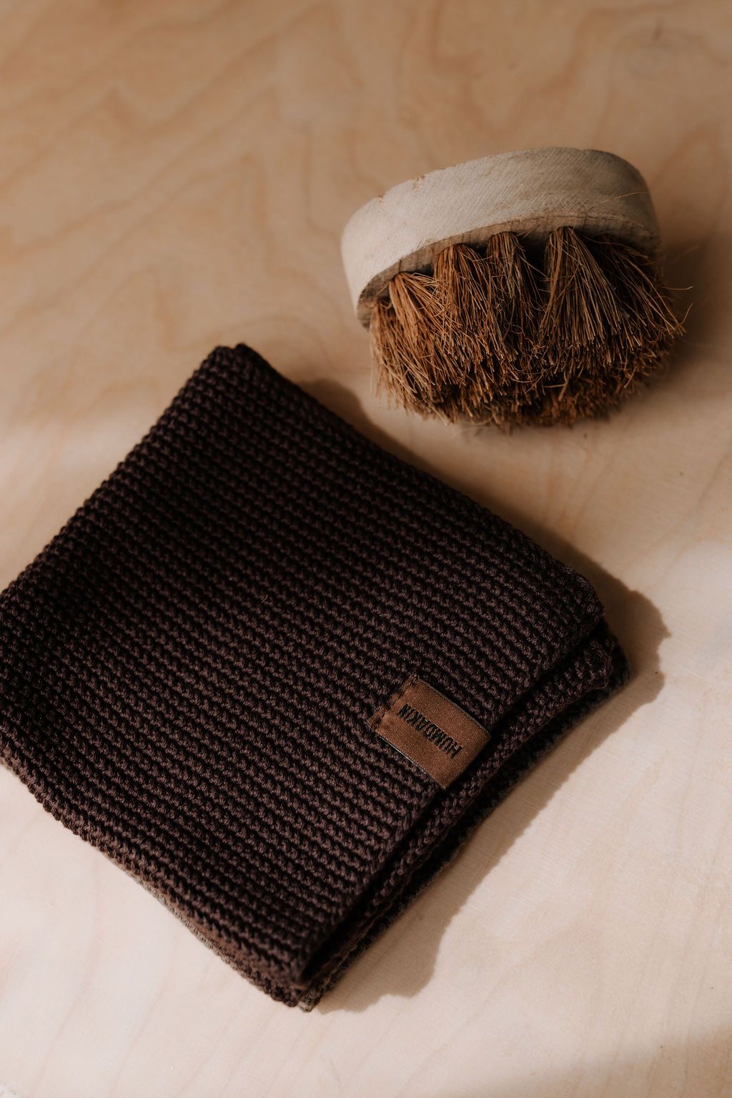 [product_category]-Humdakin Knitted Dishcloth, Coco-Humdakin-5713391015588-93-150-HUM-5