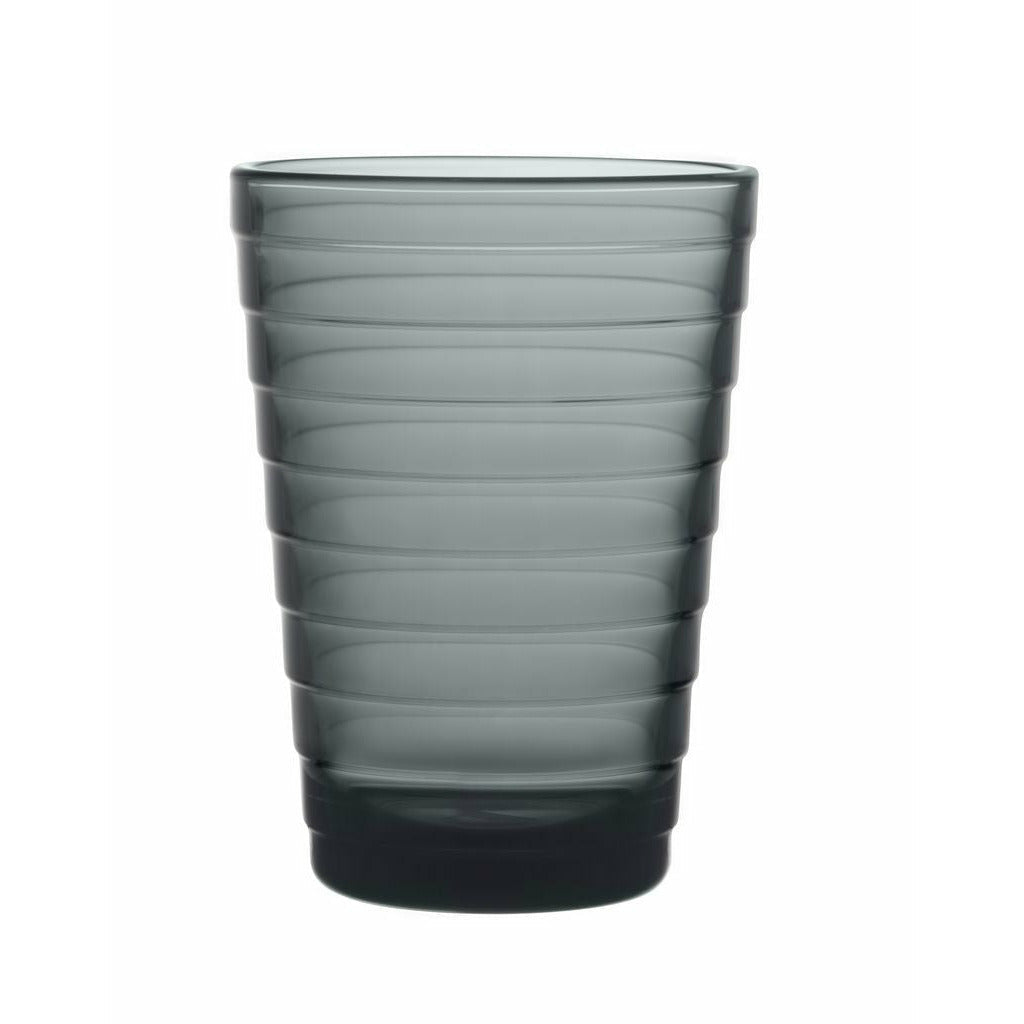 [product_category]-Iittala Aino Aalto Drinking Glass Dark Grey 33 Cl, 2 St K.-Iittala-6411923670227-1057029-IIT-1