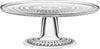 Iittala Kastehelmi Cake Plate W. Foot Clear, ø31,5cm
