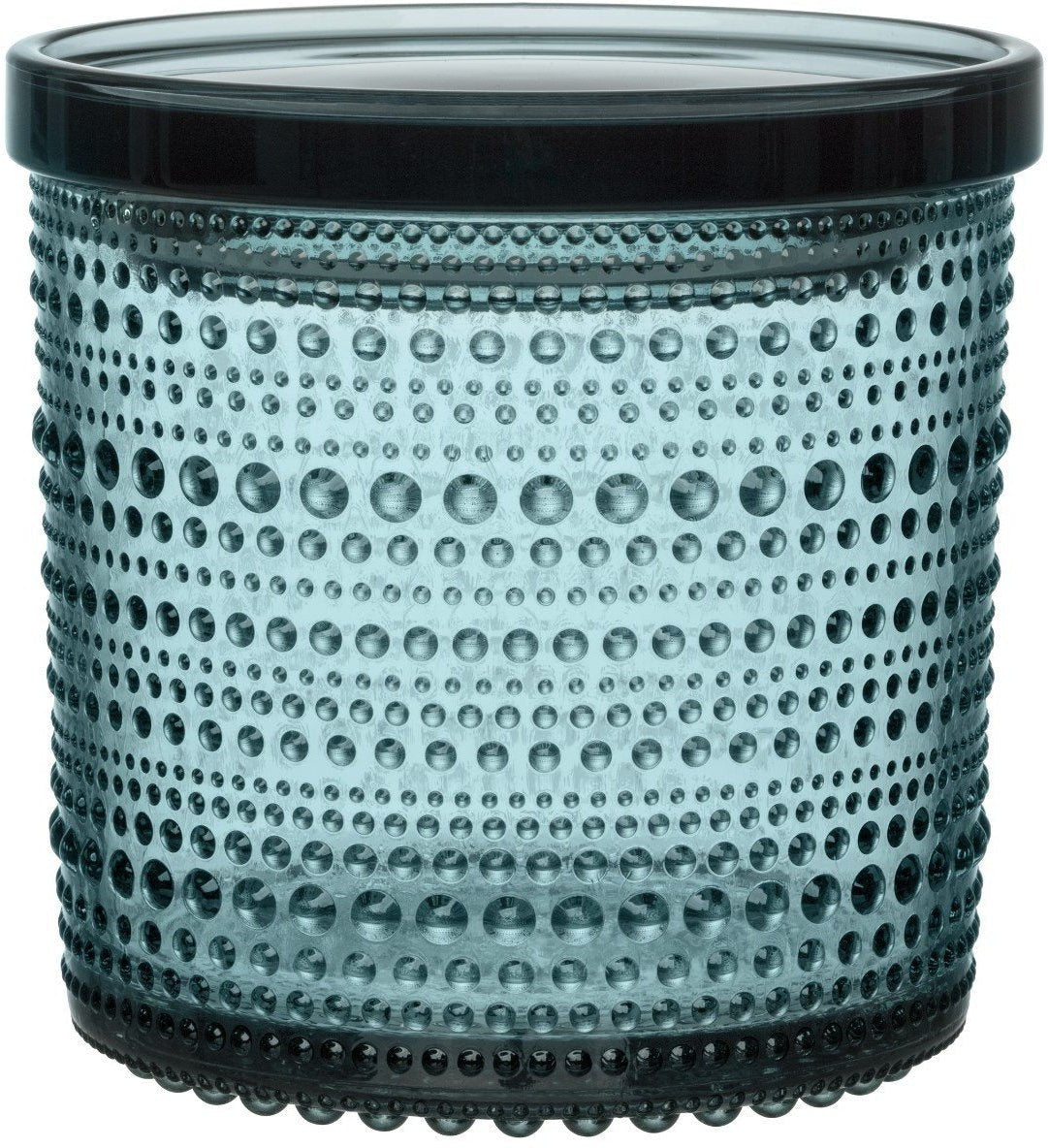 [product_category]-Iittala Kastehelmi Storage Jar With Lid Sea Blue, 11,6cm-Iittala-6411923664141-1026962-IIT-1