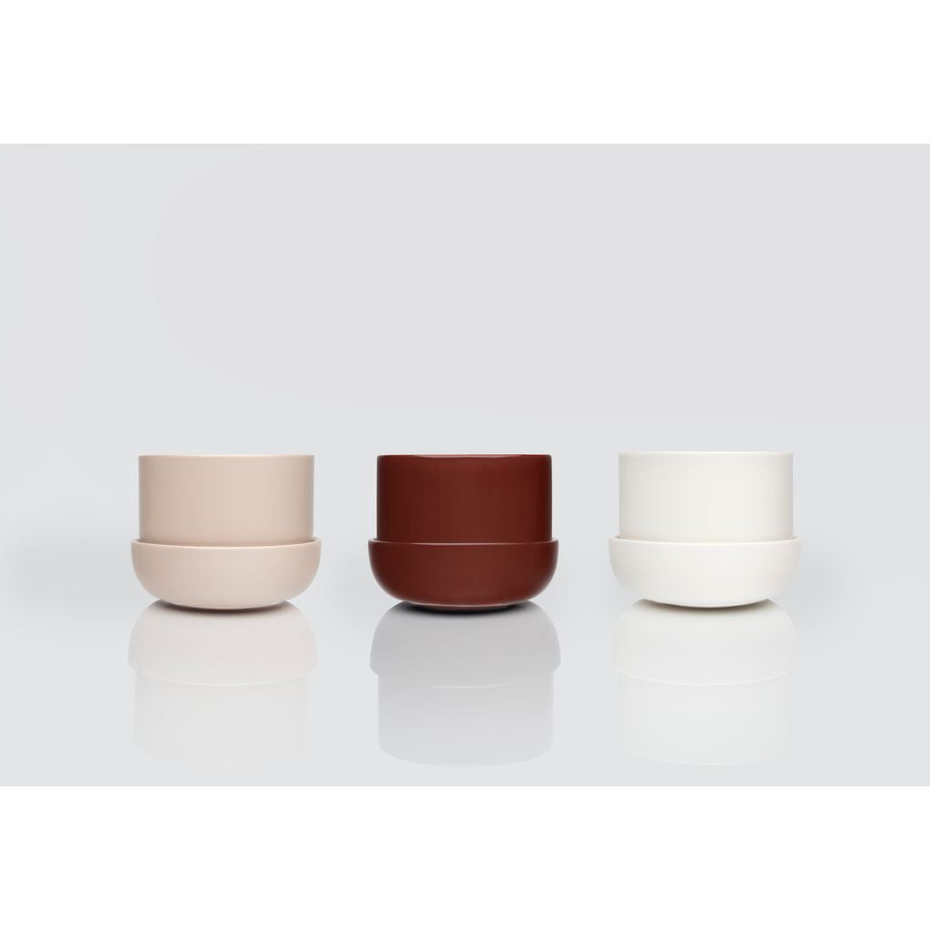 [product_category]-Iittala Nappula Flowerpot With Saucer 170x130mm, White-Iittala-6411923671446-1059789-IIT-3