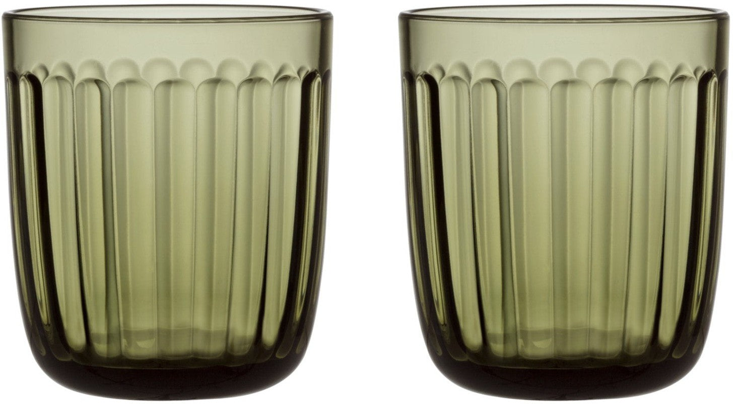 [product_category]-Iittala Raami Glass Moss Green 2 Pcs, 26cl-Iittala-6411923664349-1026951-IIT-1