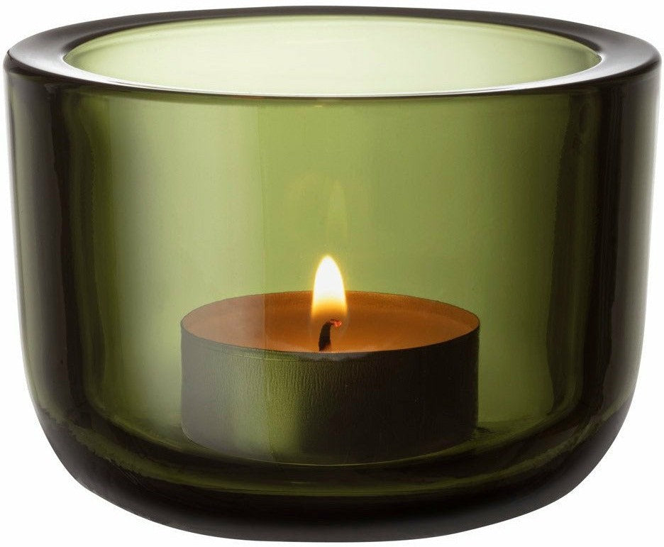 [product_category]-Iittala Valkea Tealight Holder Moss Green, 6cm-Iittala-6411923667555-1051505-IIT-1