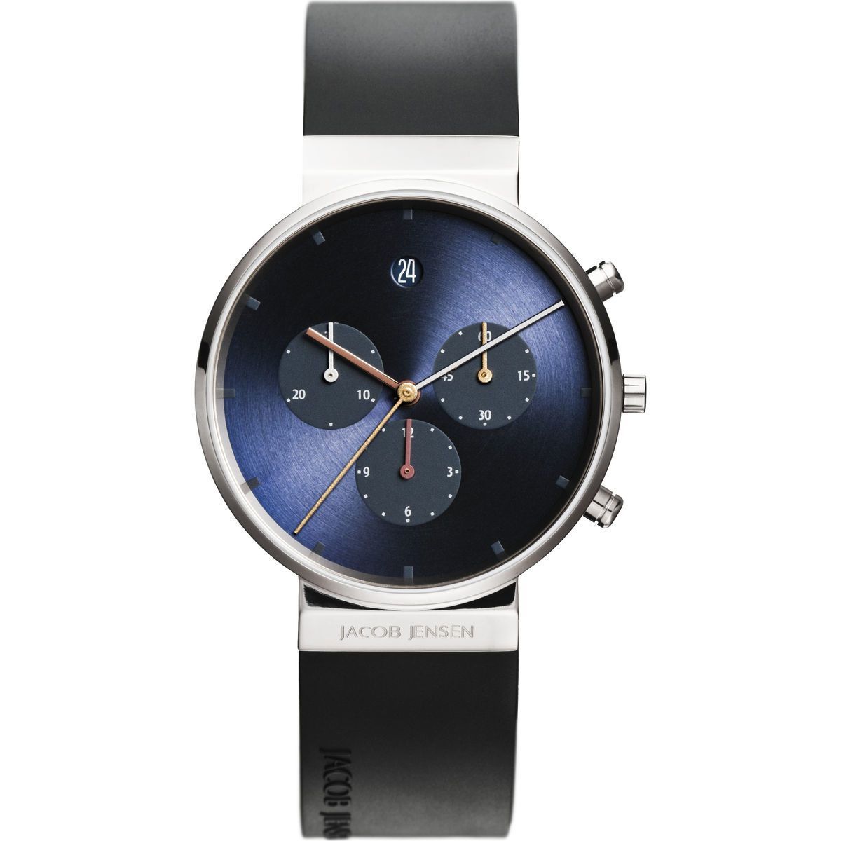 [product_category]-Jacob Jensen Chrono 605 K Wristwatch, ø37-Jacob Jensen-4045346083634-32605K-JAC-2