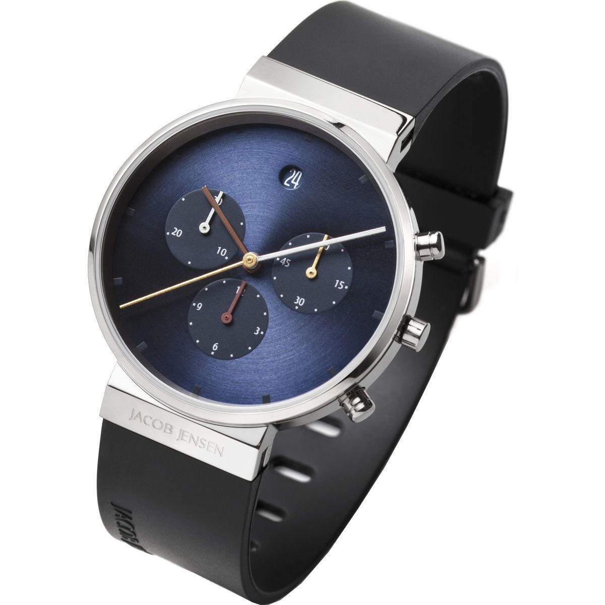 [product_category]-Jacob Jensen Chrono 605 K Wristwatch, ø37-Jacob Jensen-4045346083634-32605K-JAC-3