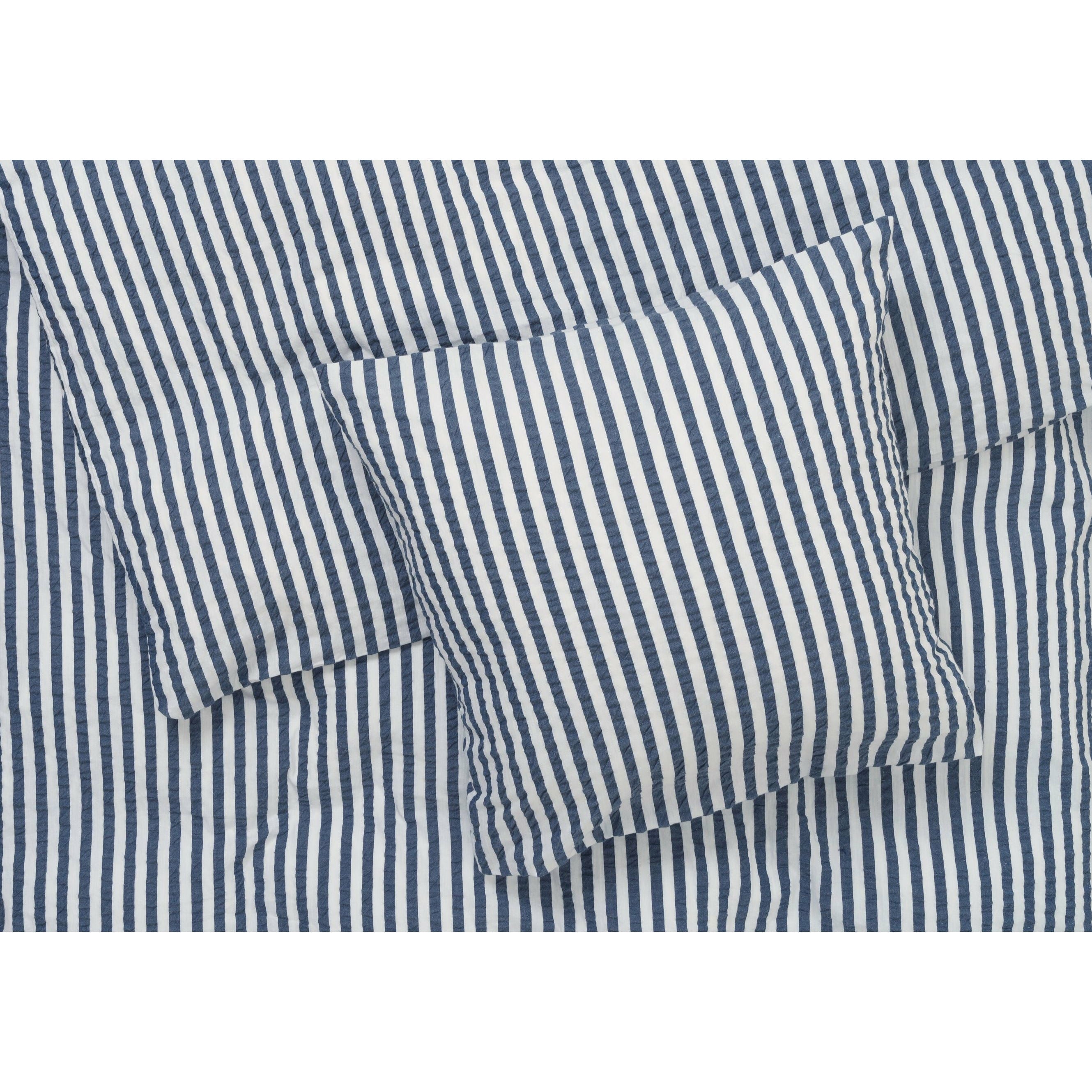 [product_category]-Juna Bæk & Bølge Lines Bed Linen 140x220 Cm, Dark Blue/White-Juna-5713397368312-636831-JUN-2