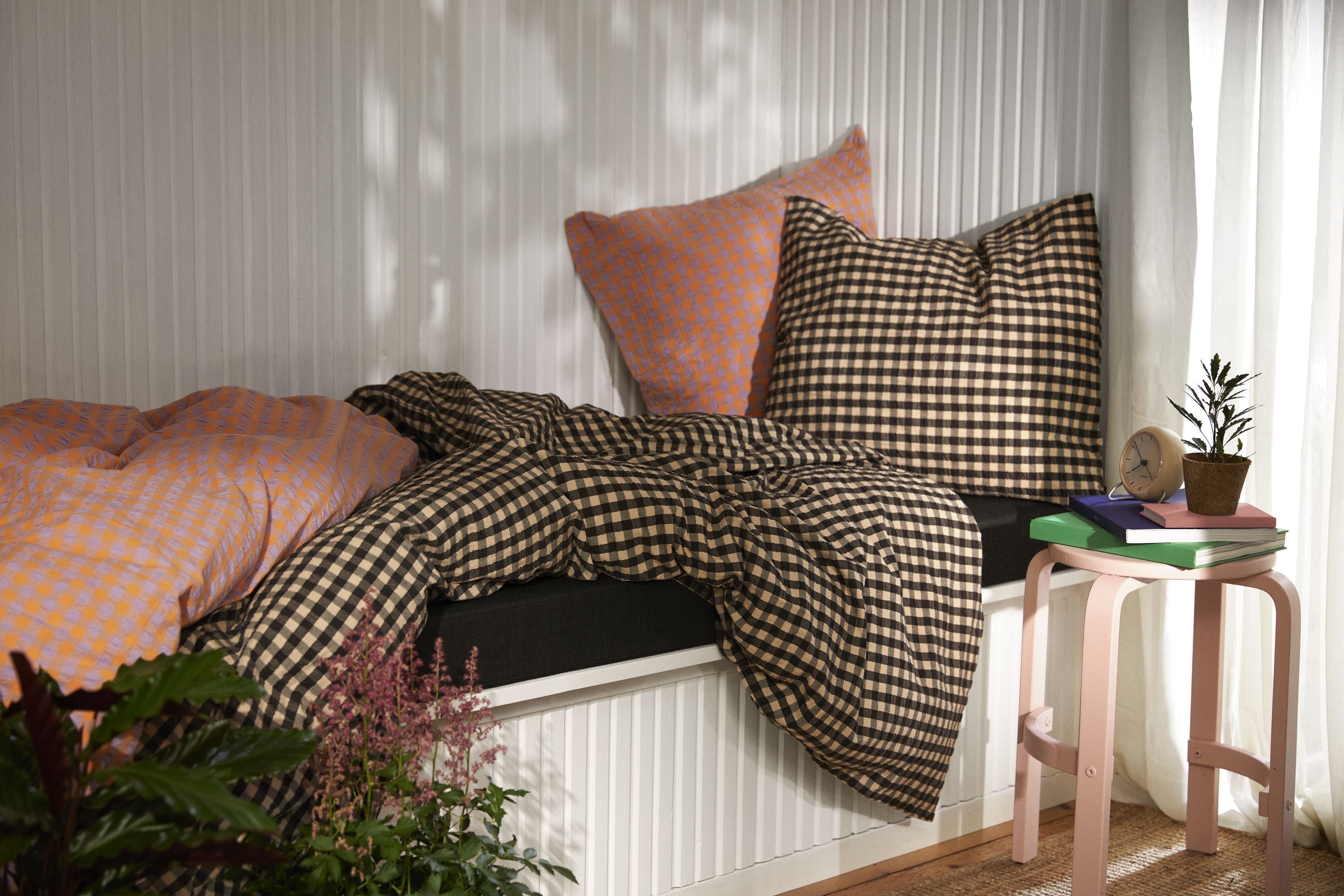 [product_category]-Juna Bæk&Bølge Bed Linen 140x220 Cm, Black/Sand-Juna-5713397370933-637093-JUN-6