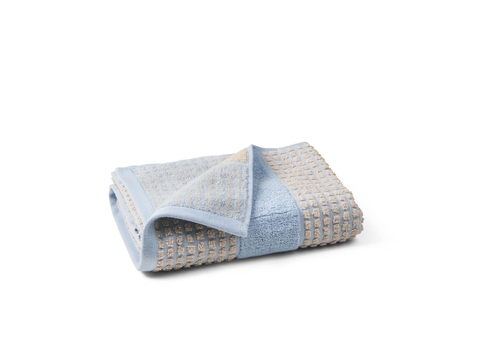 [product_category]-Juna Check Towel 50x100 Cm, Light Blue/Sand-Juna-5713397140758-614075-JUN-2