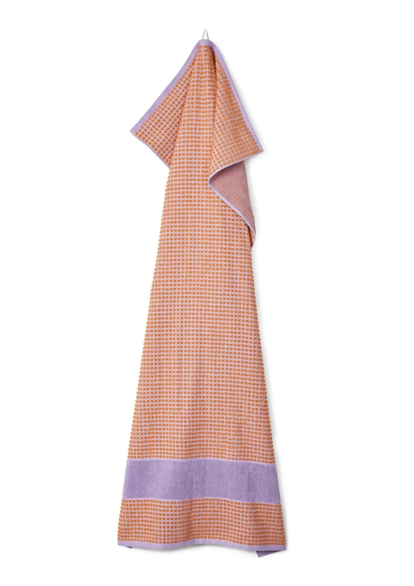 [product_category]-Juna Check Towel 70x140 Cm, Purple-Juna-5713397140796-614079-JUN-3