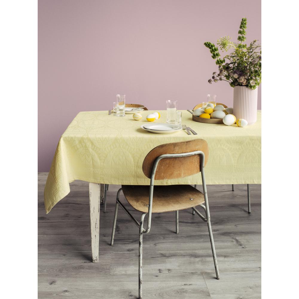 [product_category]-Juna Easter Damask Tablecloth Yellow, 150x320 Cm-Juna-5713397073872-607387-JUN-2