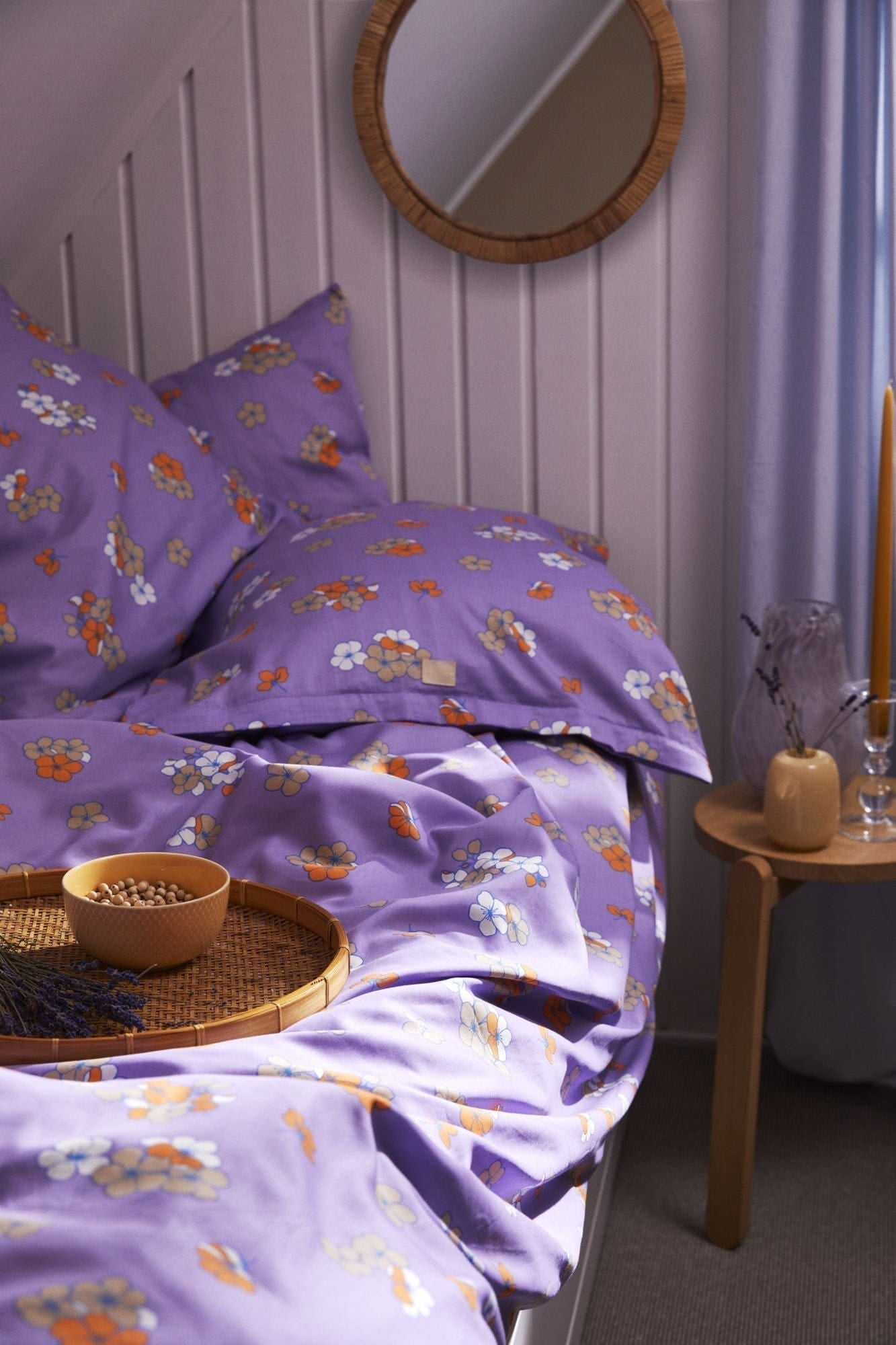 [product_category]-Juna Grand Pleasantly Bed Linen 140x220 Cm, Purple-Juna-5713397360118-636011-JUN-6
