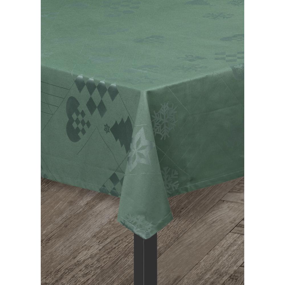 [product_category]-Juna Natale Damasque Tablecloth Green, 150x220 Cm-Juna-5713397074909-607490-JUN-6