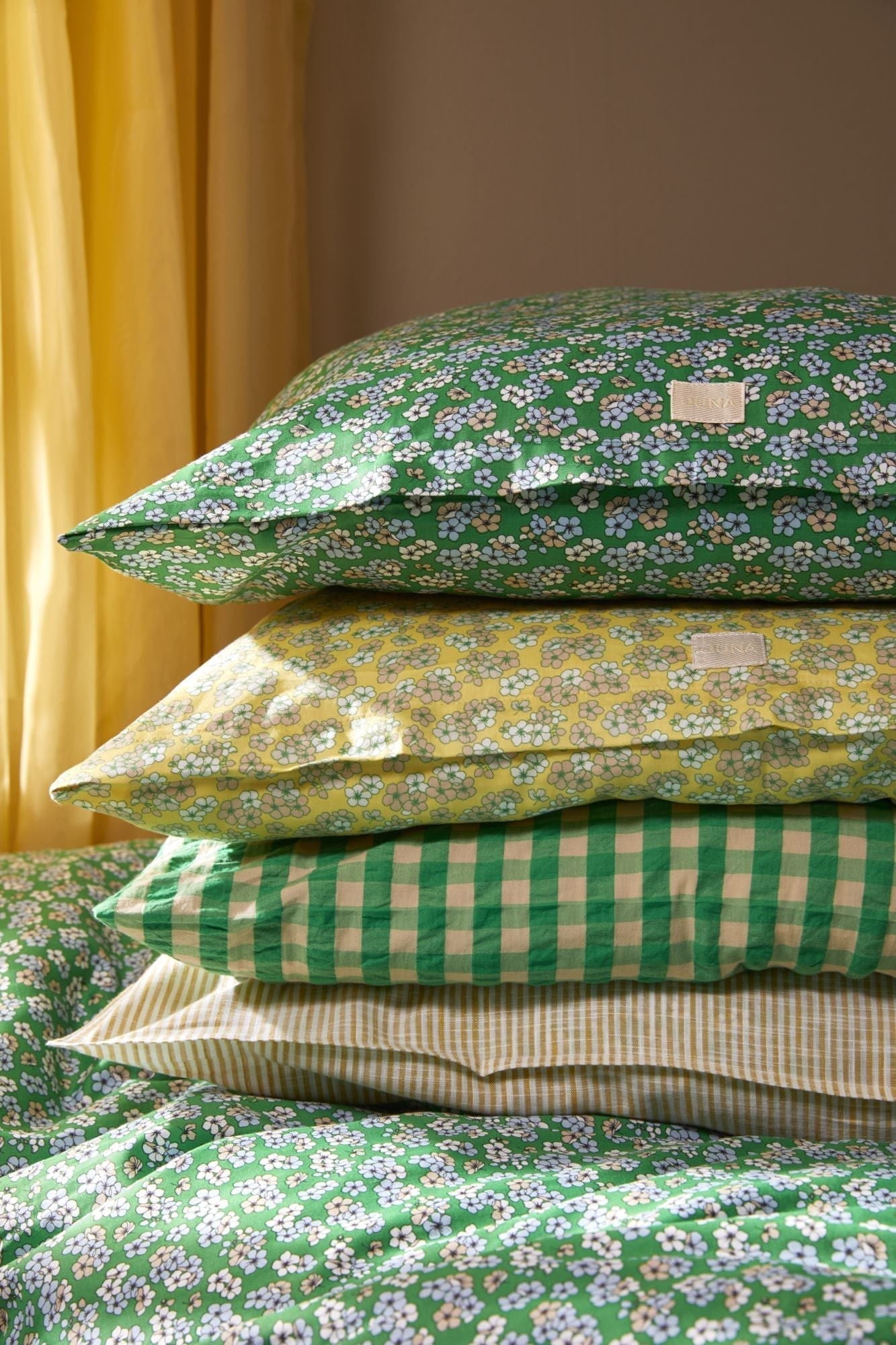 [product_category]-Juna Pleasantly Bed Linen 200x220 Cm, Green-Juna-5713397360248-636024-JUN-3