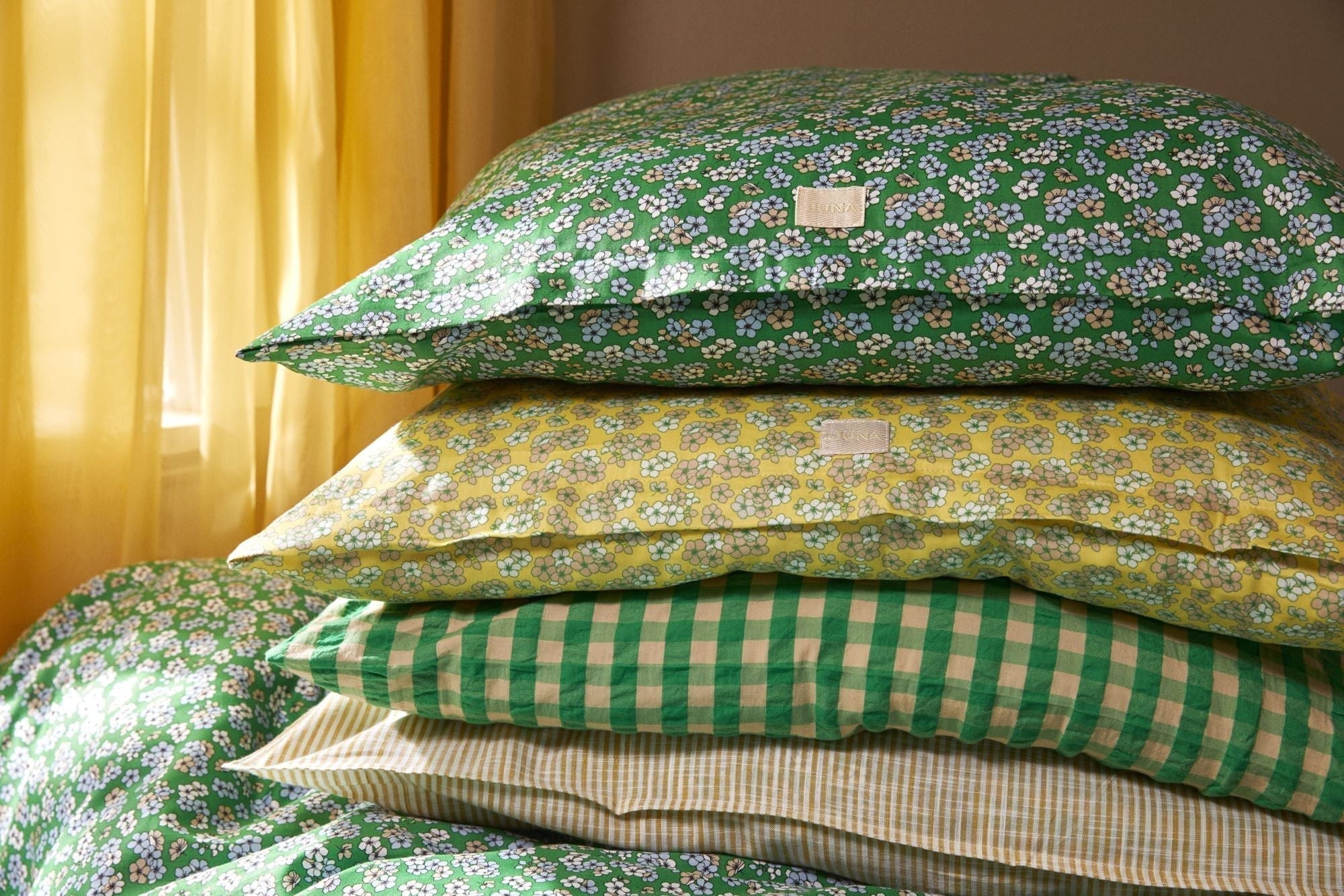 [product_category]-Juna Pleasantly Bed Linen 200x220 Cm, Green-Juna-5713397360248-636024-JUN-4