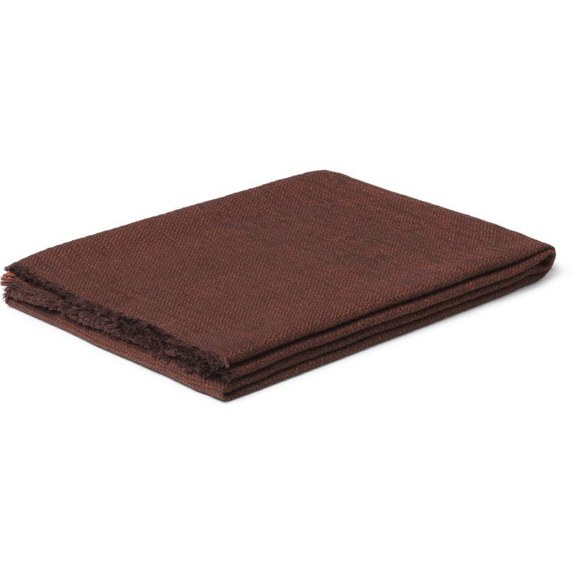 Juna Reflection Towel Chocolate, 90x180 Cm