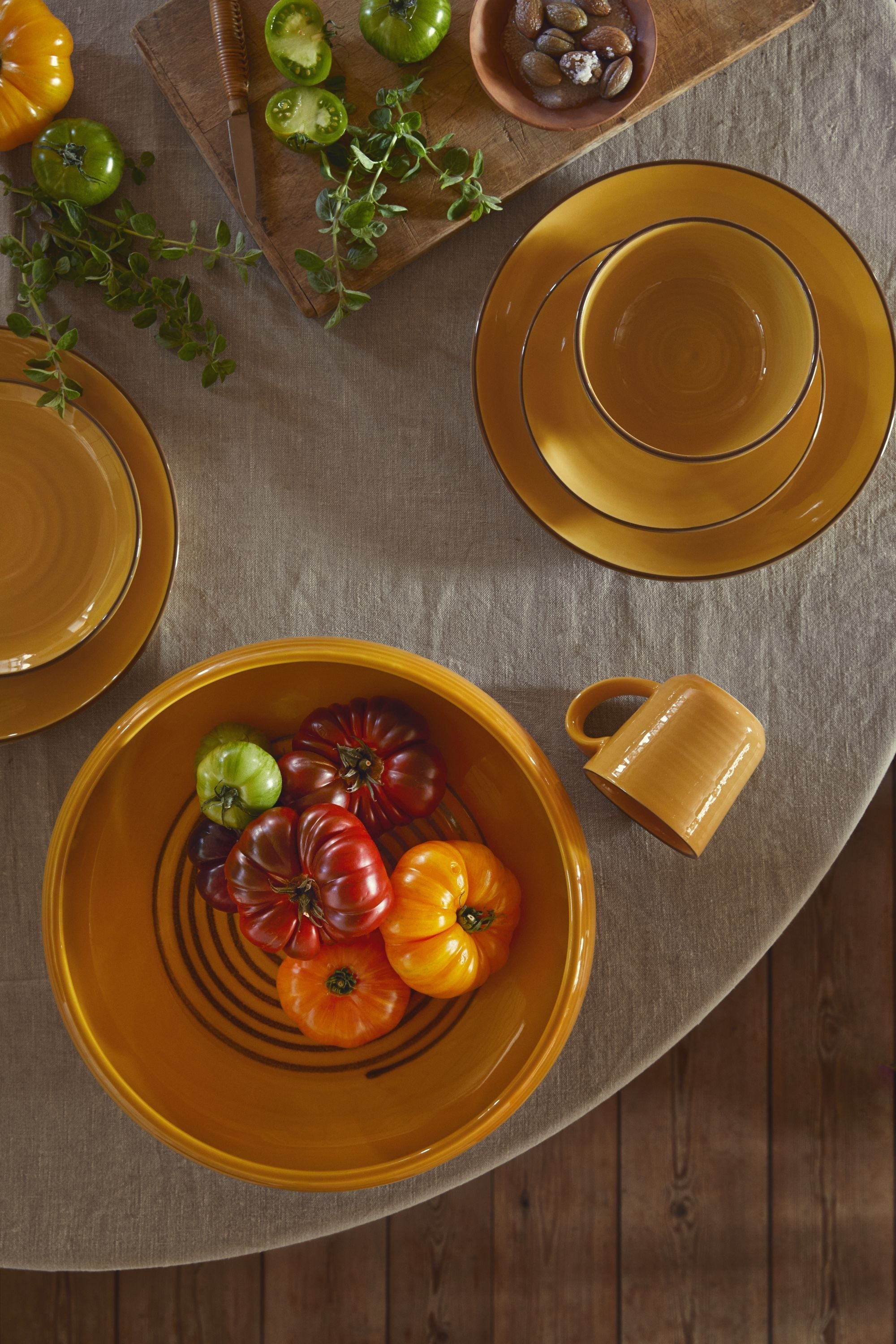 [product_category]-Kähler Colore Bowl ø19 Cm, Saffron Yellow-Kähler-5703779187983-690643-KAH-5
