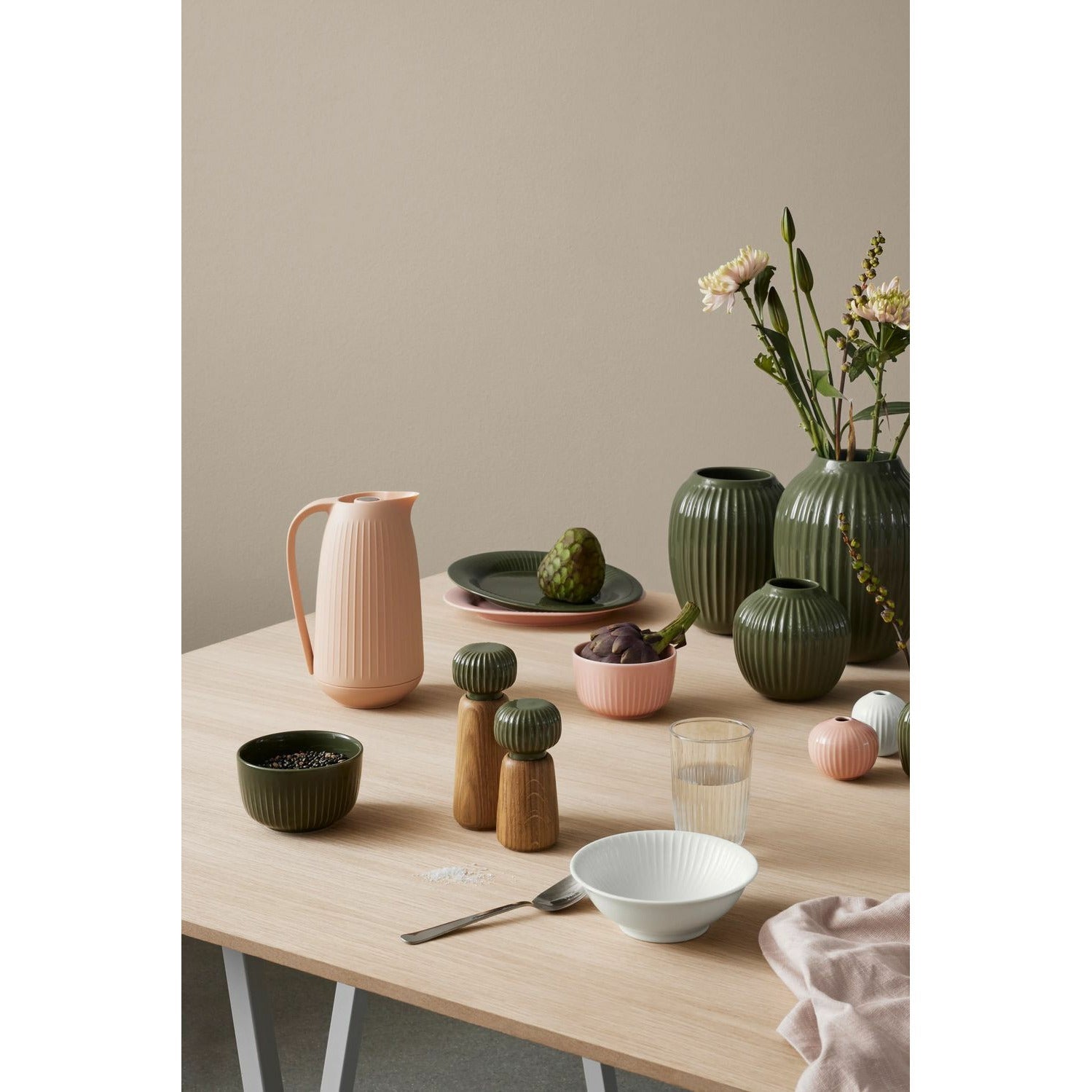 [product_category]-Kähler Hammershøi Bowl, Dark Green-Kähler-5703779185477-692229-KAE-2