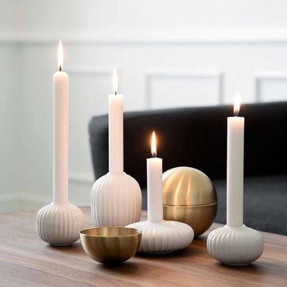 [product_category]-Kähler Hammershøi Candle Holder White, Small-Kähler-5703779153643-692341-KAE-2