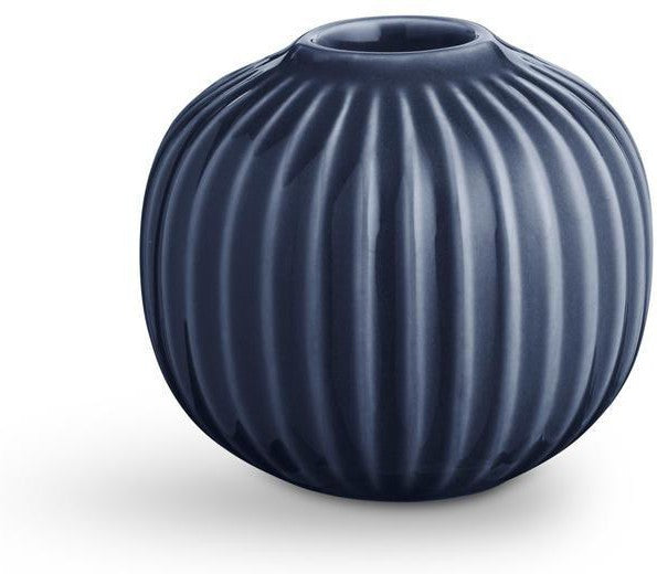 [product_category]-Kähler Hammershøi Candle Holds Indigo, Medium-Kähler-5703779181820-693192-KAE-1