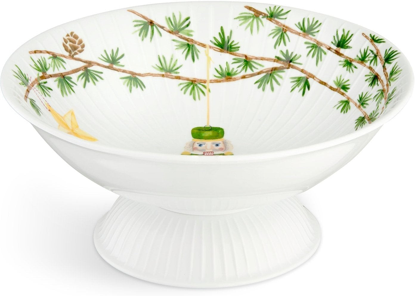 [product_category]-Kähler Hammershøi Christmas Bowl On Foot ø23cm, Multicolored-Kähler-5703779991153-693130-KAE-1