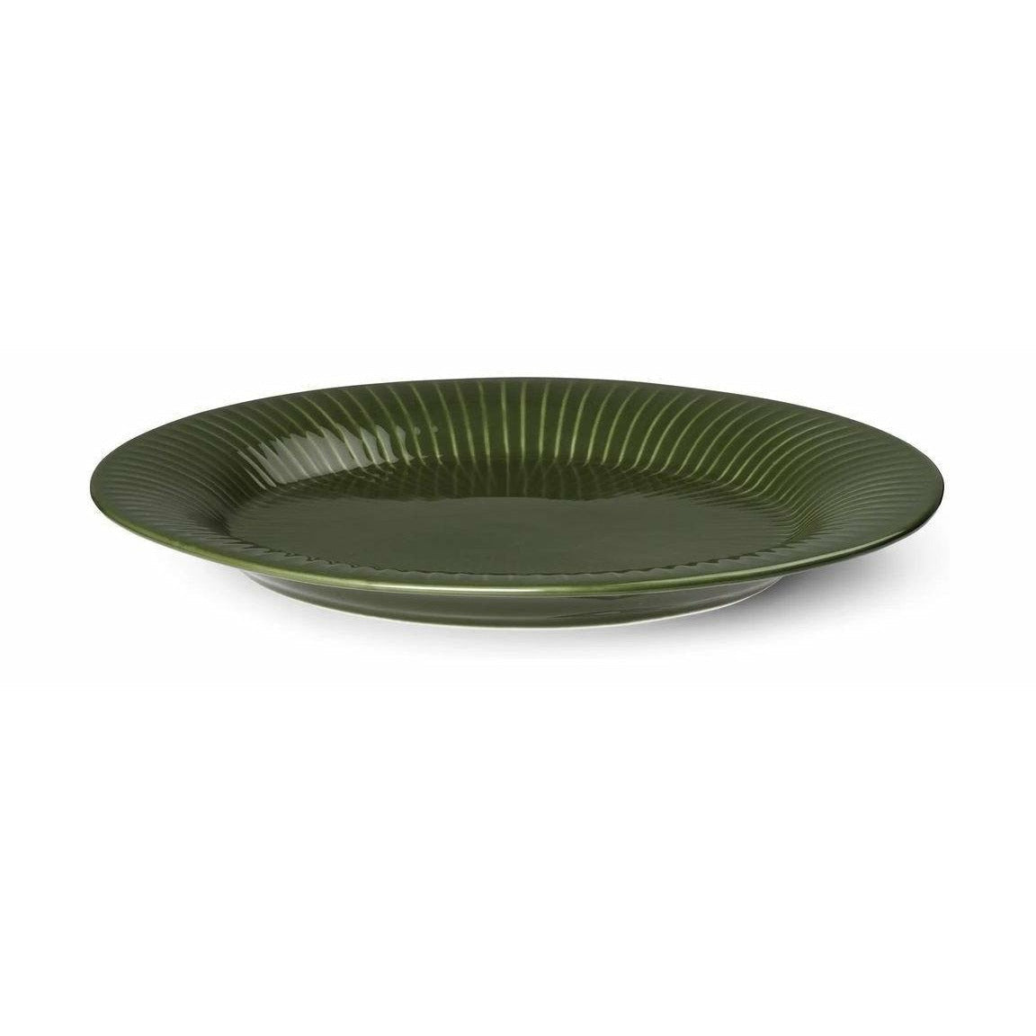 [product_category]-Kähler Hammershøi Oval Bowl, Dark Green-Kähler-5703779185149-692324-KAE-1