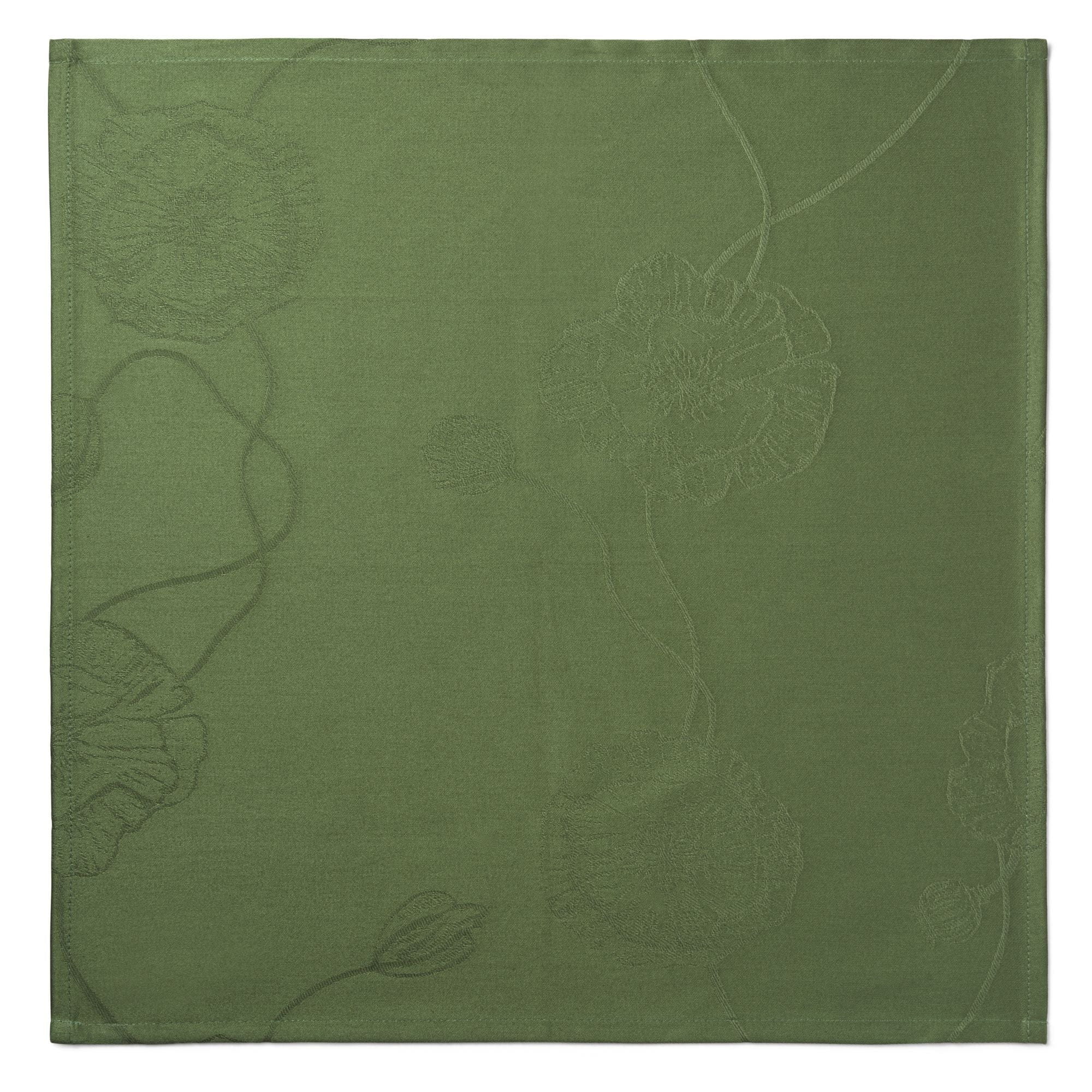 [product_category]-Kähler Hammershøi Poppy Cloth Napkin 4 P Cs. 45x45 Cm, Green-Kähler-5703779937168-693716-KAH-3