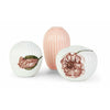 Kähler Hammershøi Poppy Vase Miniature White With Decoration, 3 P Cs.