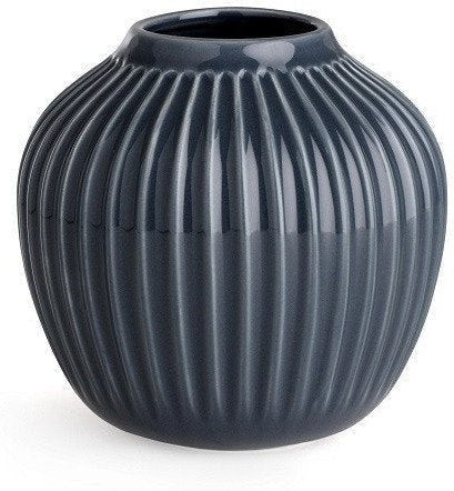 [product_category]-Kähler Hammershøi Vase Anthracite Grey, Small-Kähler-5703779153766-692365-KAE-1