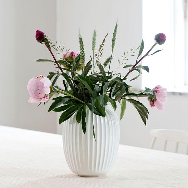 [product_category]-Kähler Hammershøi Vase White, Small-Kähler-5703779153759-692361-KAE-2