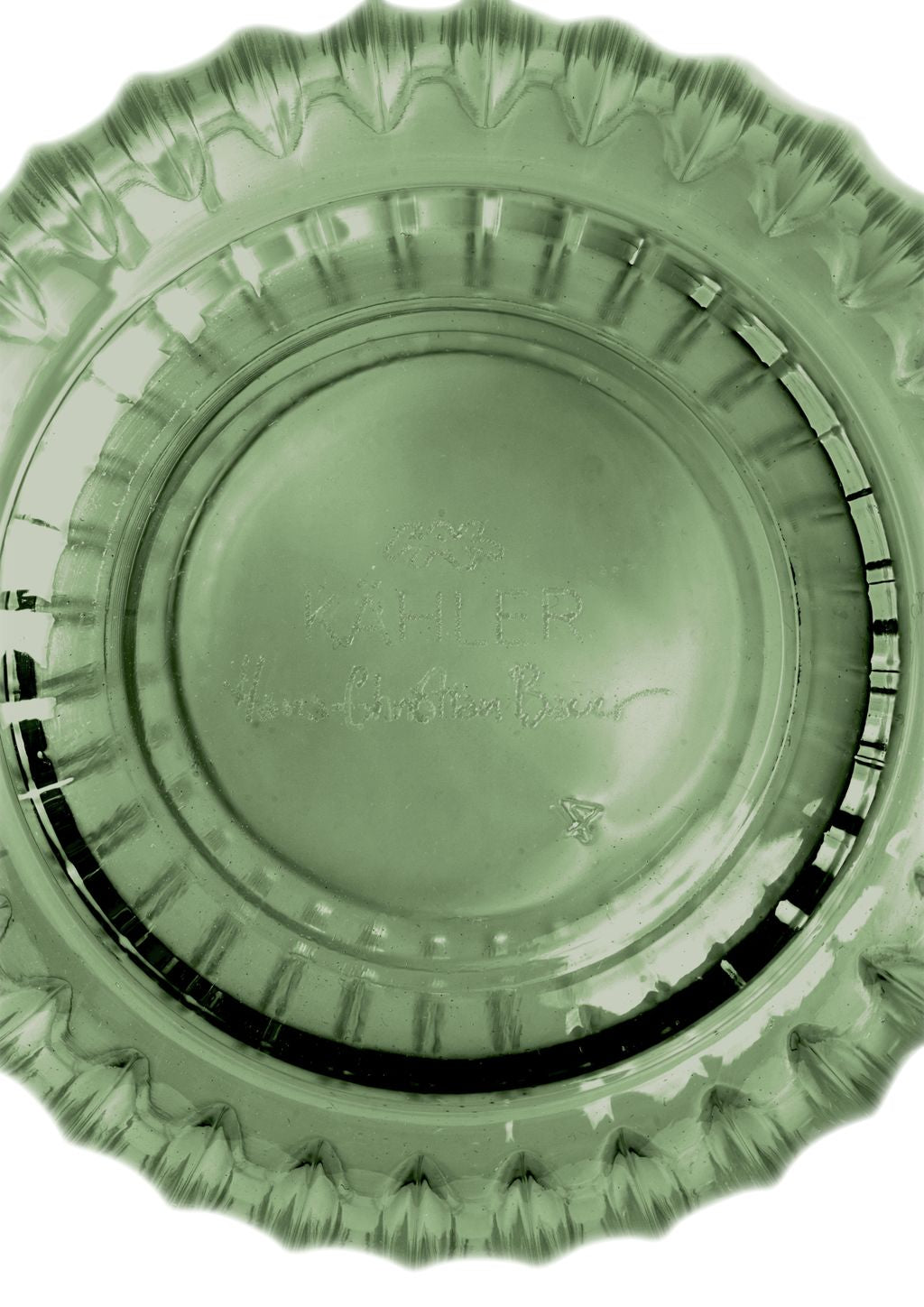 [product_category]-Kähler Hammershøi Water Glass 37 Cl, Green 4 P Cs.-Kähler-5703779187174-693073-KÄH-4