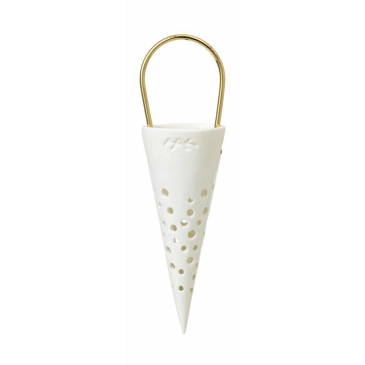 [product_category]-Kähler Nobili Christmas Timmer 4.5x15.5 Cm, Snow White-Kähler-5703779185255-692781-KAE-1