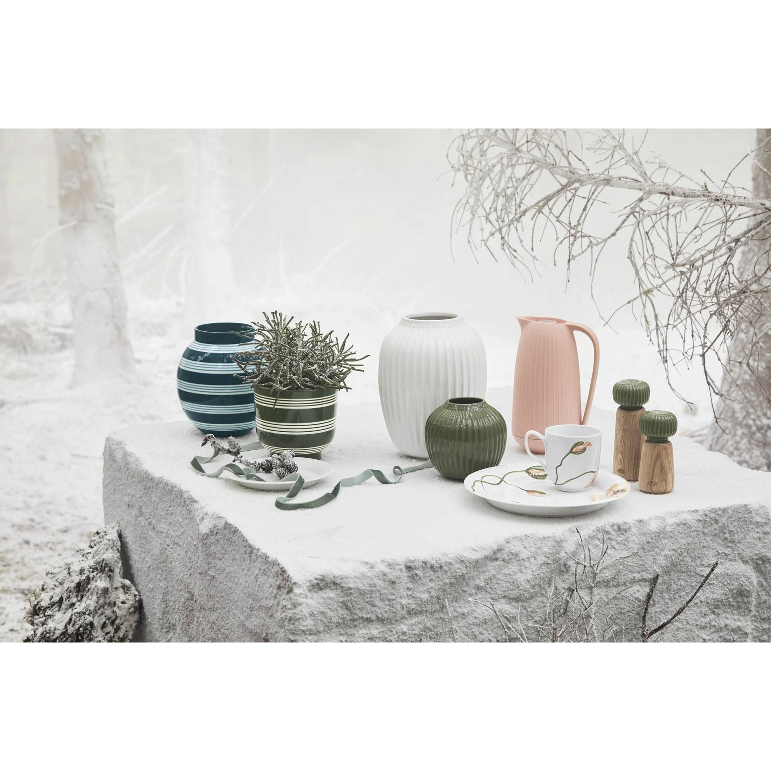 [product_category]-Kähler Omaggio Nuovo Plants, Green-Kähler-5703779185095-690165-KAE-10