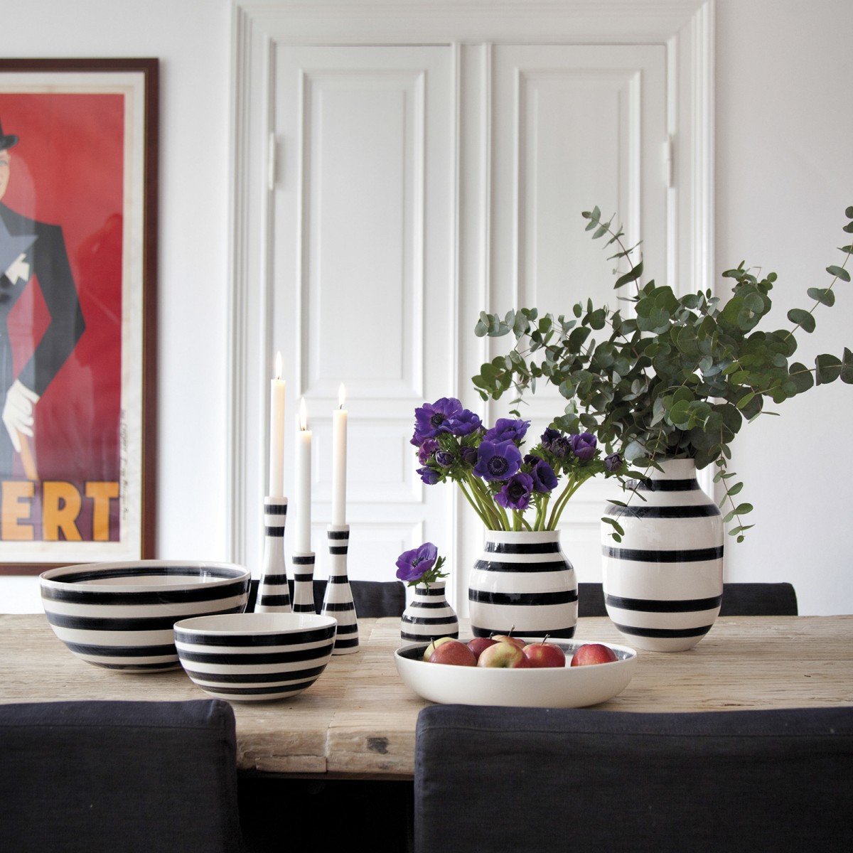 [product_category]-Kähler Omaggio Vase Black, Small-Kähler-5703779119601-690186-KAE-3