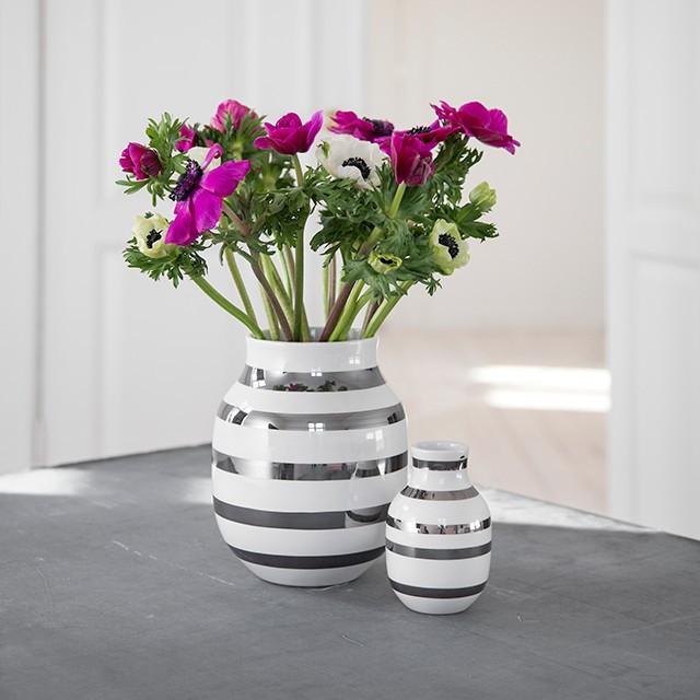 [product_category]-Kähler Omaggio Vase Silver, Large-Kähler-5703779152134-691792-KAE-2