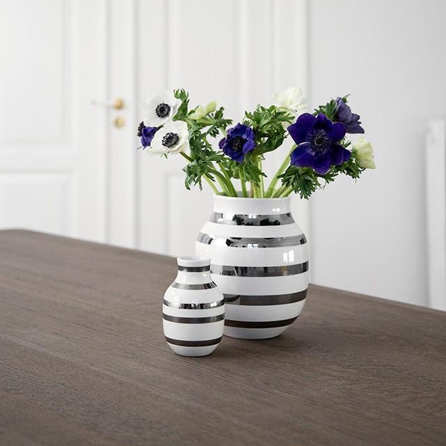 [product_category]-Kähler Omaggio Vase Silver, Small-Kähler-5703779152110-691790-KAE-3