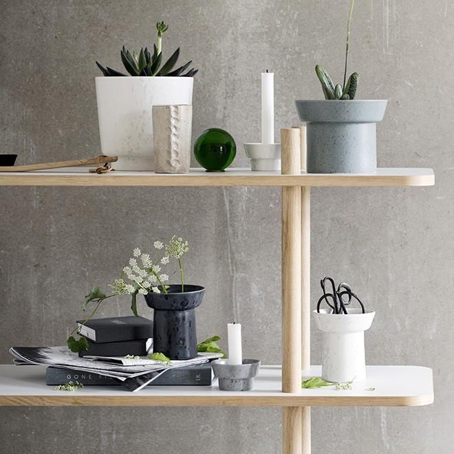 Kähler Ombria Vase Granite Green, Small