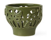 Kähler Orangery Tealight Holder ø9.5 Cm, Green Garden