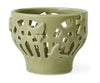 Kähler Orangery Tealight Holder ø9.5 Cm, Spring Leaf
