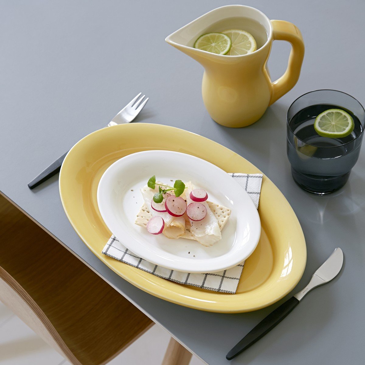 [product_category]-Kähler Ursula Plate White, ø18 Cm-Kähler-5703779130828-691947-KAE-3