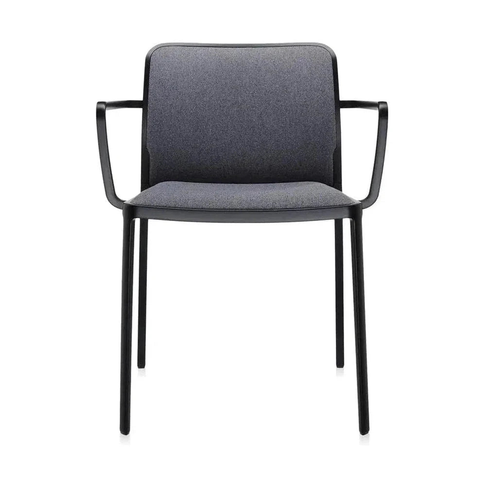 [product_category]-Kartell Audrey Soft Armchair, Black/Grey-Kartell-8058967162059-05976NC-KAR-1