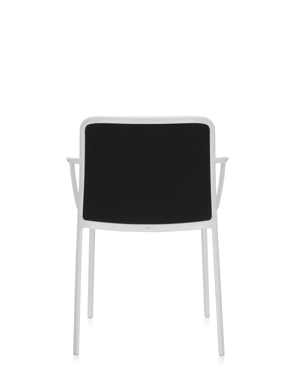 [product_category]-Kartell Audrey Soft Armchair, White/Black-Kartell-8058967162455-05976BB-KAR-4