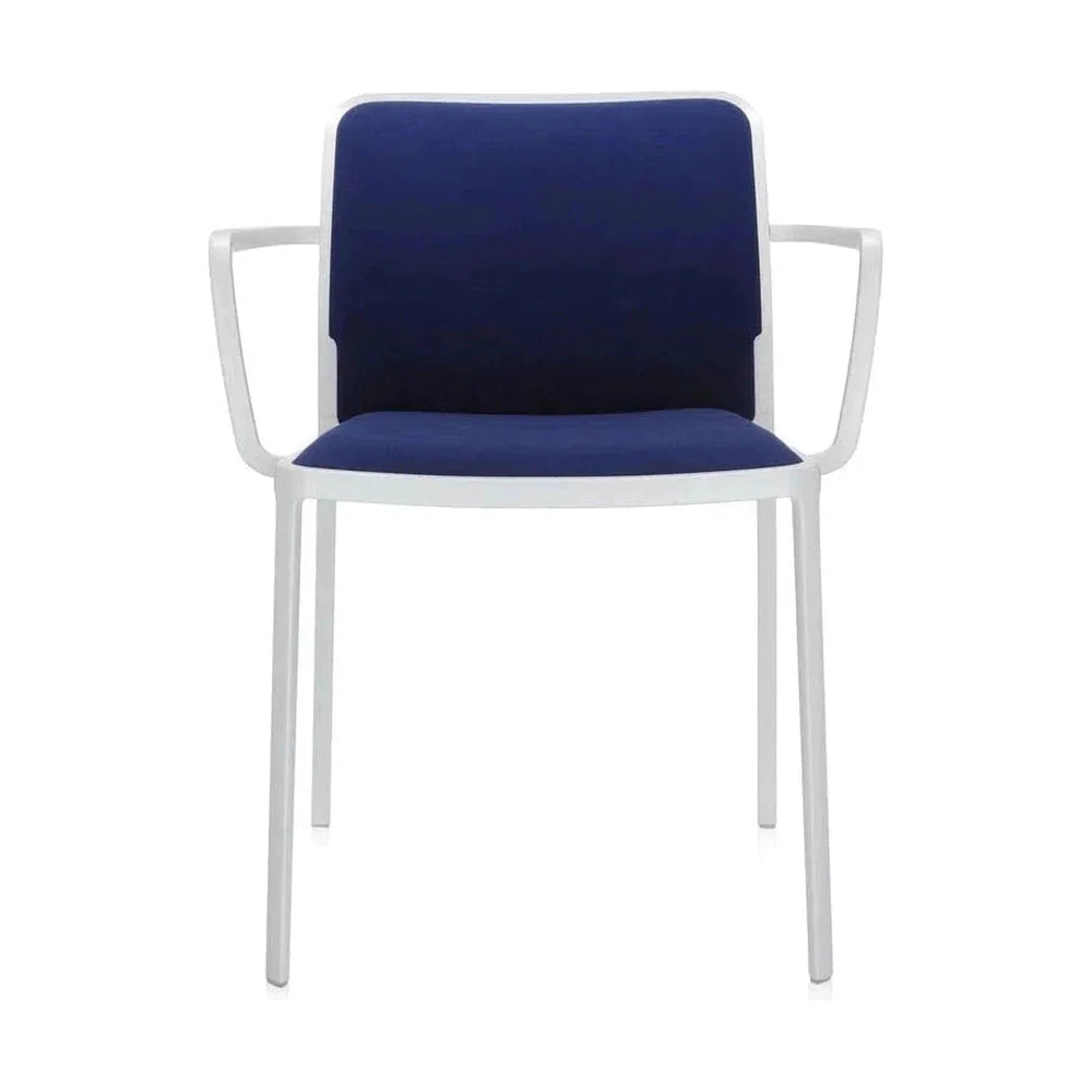 [product_category]-Kartell Audrey Soft Armchair, White/Blue-Kartell-8058967162370-05976BP-KAR-1
