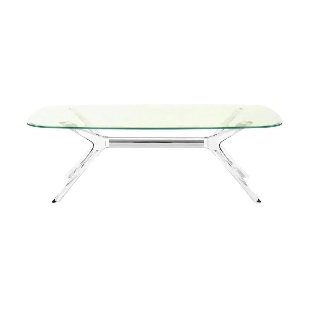 [product_category]-Kartell Blast Side Table Rectangular, Chrome/Green-Kartell-8058967268416-04096C5-KAR-1