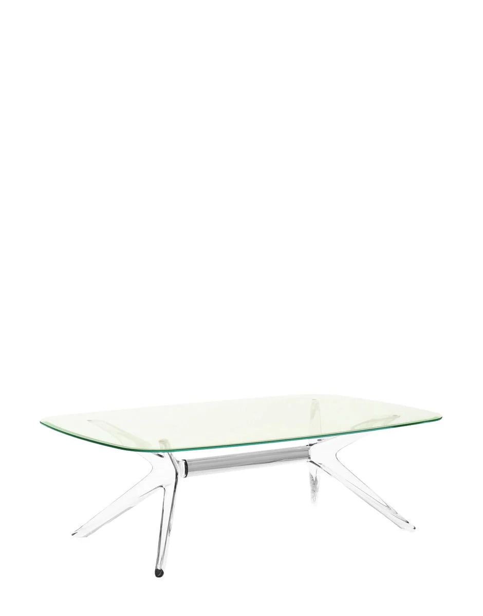 [product_category]-Kartell Blast Side Table Rectangular, Chrome/Green-Kartell-8058967268416-04096C5-KAR-2