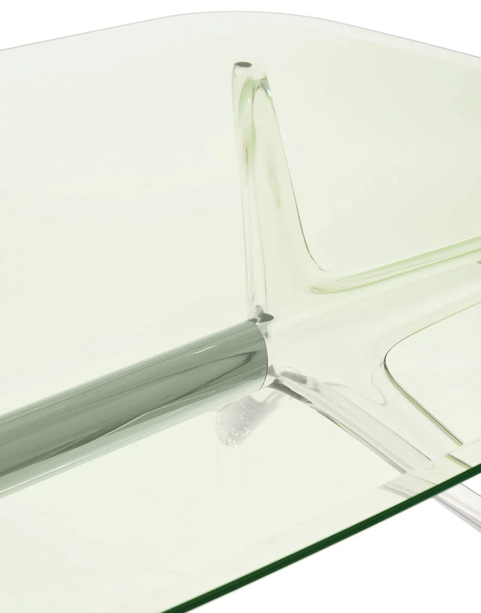 [product_category]-Kartell Blast Side Table Rectangular, Chrome/Green-Kartell-8058967268416-04096C5-KAR-4