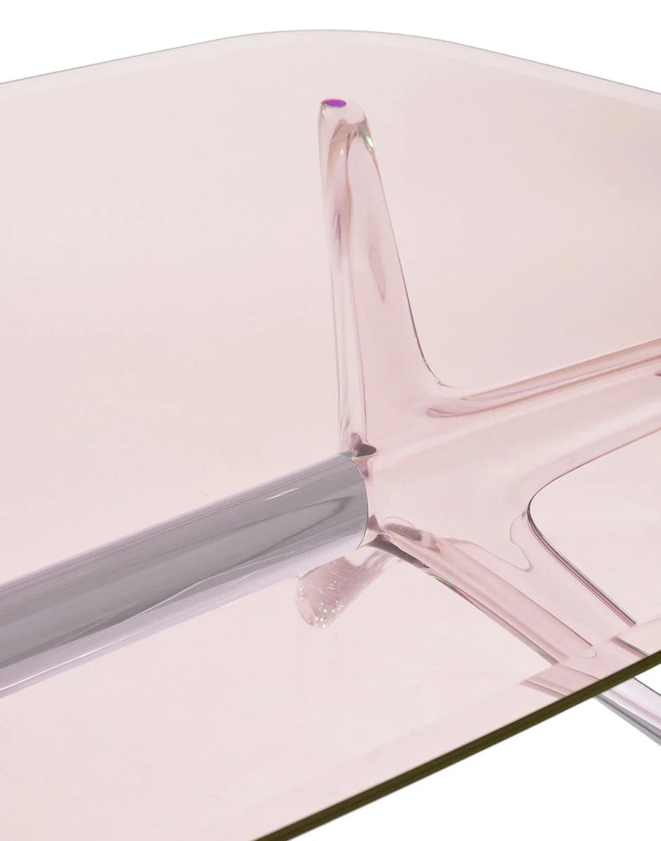 [product_category]-Kartell Blast Side Table Rectangular, Chrome/Pink-Kartell-8058967268355-04096C2-KAR-4