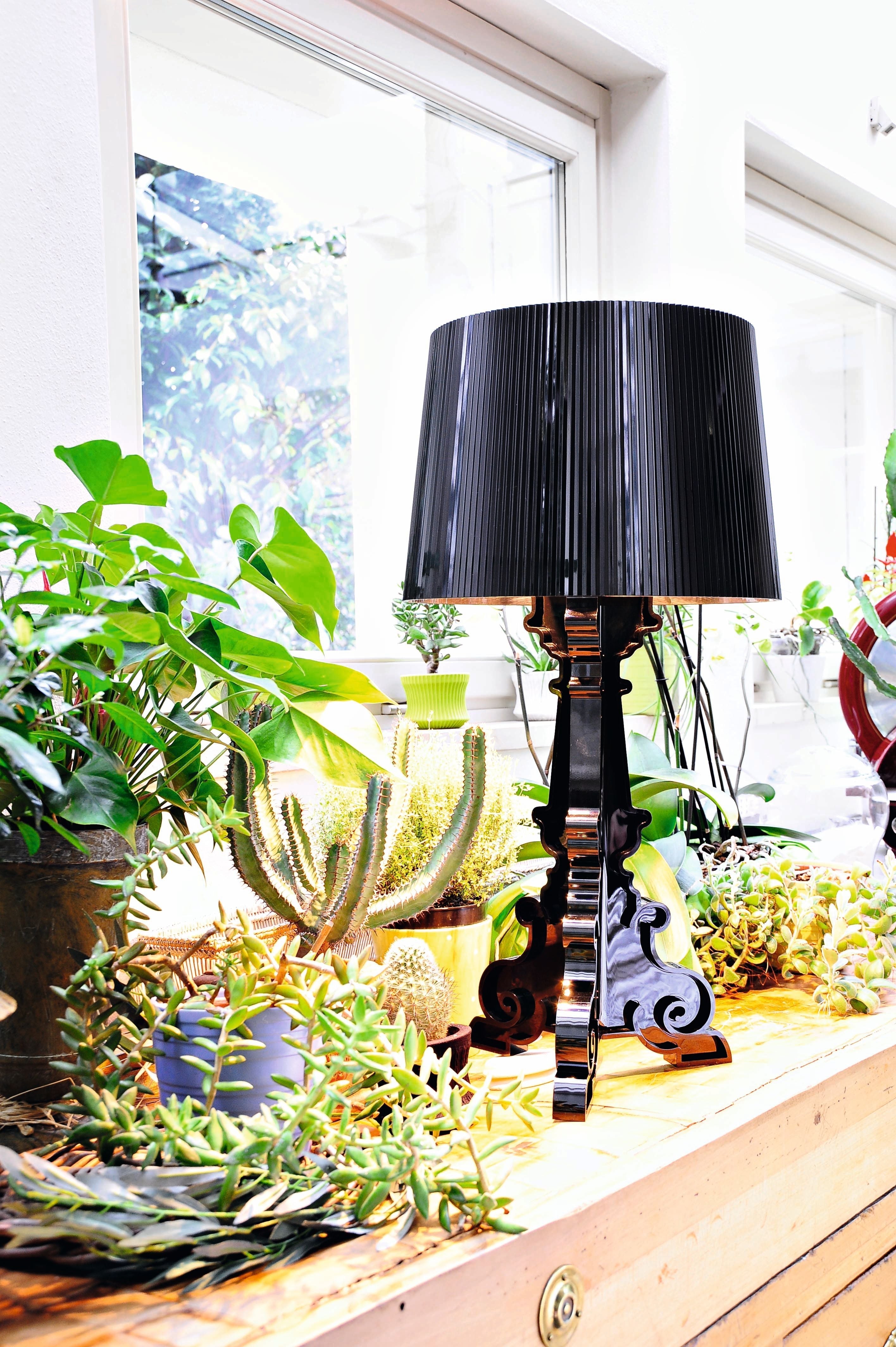 [product_category]-Kartell Bourgie Table Lamp, White/Gold-Kartell-8058967309584-G907600-KAR-7