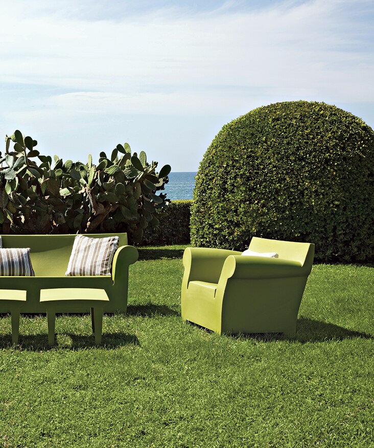[product_category]-Kartell Bubble Club Side Table, Green-Kartell-8058967253177-0608065-KAR-3