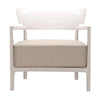 Kartell Cara Outdoor Armchair, Ivory/Beige